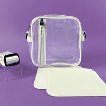 Load image into Gallery viewer, White Clear Concert Bag