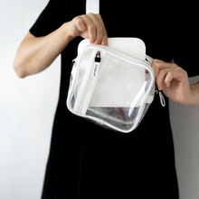 Load image into Gallery viewer, White Clear Concert Bag