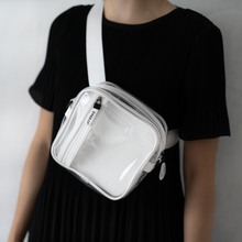 Load image into Gallery viewer, White Clear Concert Bag