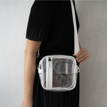 Load image into Gallery viewer, White Clear Concert Bag